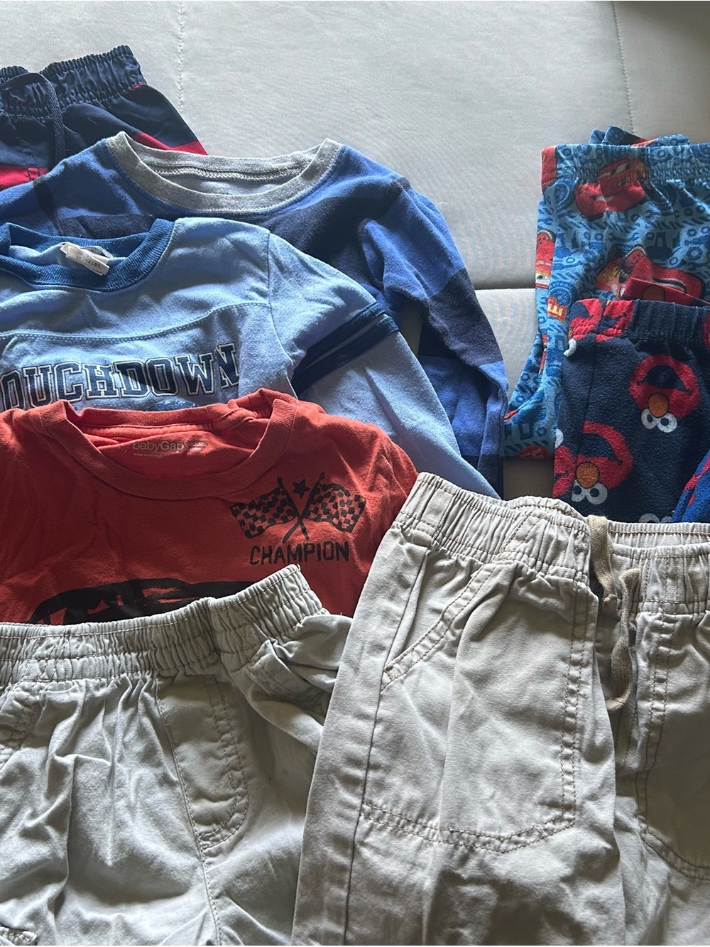 3T Bundle. 3 shirts, 3 pj bottoms, two shorts, one swim bottom.